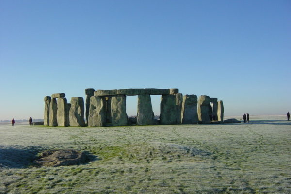 Stonehenge on a frosty morning