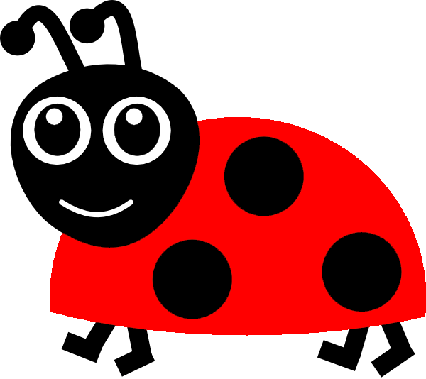 Red ladybird for Spring craft activities page