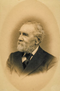 Photograph of William Cunnington III in 1885