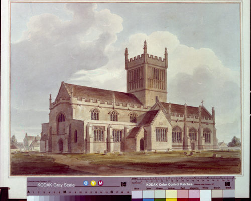 Watercolour of a church