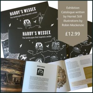 Image of copies of the Hardy exhibition catalalogue