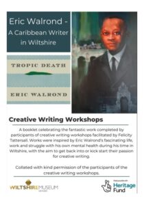 Cover of the 2024 Writing for Wellness Creative Writing booklet with a portrait of Eric Walrond