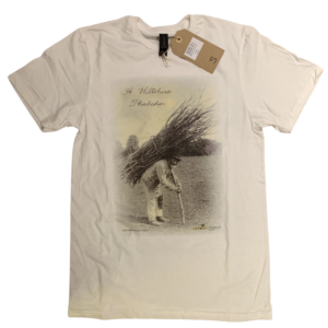 T-shirt with sepia image of the Wiltshire Thatcher